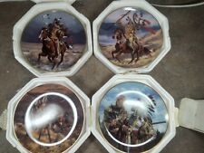 Lot of 4 Franklin Mint Native American Commemorative Plates Lot J picture