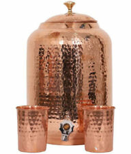 100% Pure Copper  Handmade Water Dispenser  Pitcher Pot 4L Water Storage 4000ml picture