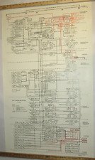 VTG 1987 GENUINE U. S. NAVY COMMAND AND CONTROL SYSTEM WALL CHART/POSTER C³I picture