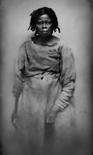 African American Contraband Escaped Slave Prisoner RP tintype Tintype C8022RP picture