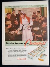 Chesterfield Cigarettes 1942 Print Ad 13