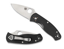 Spyderco Knives Persistence Liner Lock Black G-10 C136GP Stainless Pocket Knife picture