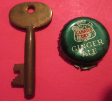 VINTAGE OLD BRASS ANTIQUE SKELETON KEY POLICE ALARM CALL BOX GAMEWELL FIRE 4A picture