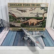 Vintage Sinclair Ford Airplane Bank Tri Motor 1996 picture
