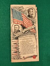 Original 1890 Republican Party Platform Booklet Pamphlet picture