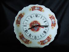 Limoges Porcelain Plate Clock Made in France with New USA Quartz Movement picture
