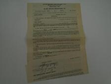 SARAH VAUGHAN DISC JOCKEY 1951 ORIG SIGNED AUTO AUTOGRAPH CONTRACT  ES picture