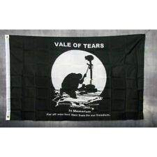 Vale of Tears Flag 3x5 ft KIA Killed in Action Memorial Veteran Soldier MILITARY picture