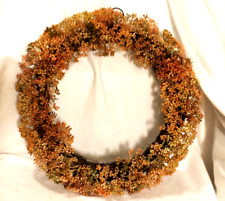 Basic Holiday Harvest Wreath Plastic Floral for Hanging or Craft DIY 18