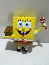 2002 Viacom Spongebob  Squarepants Christmas Ornament Candy Cane Present picture