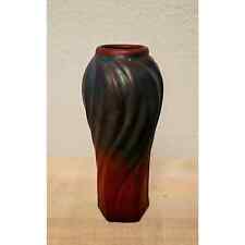 Van Briggle Pottery Signed 1920's Ceramic Mulberry Swirled Pattern Vase picture