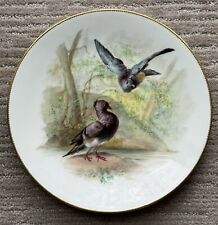 Minton Hand Painted Cabinet Plate Birds Signed William Mussill, Circa 1890 picture