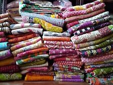 20 PC Wholesale Handmade Vintage Kantha Quilt Reversible Throw Gudri picture
