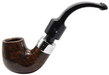 Peterson Deluxe System 'Dark' Silver Mounted Small Bent Billiard Pipe (12.5s-B) picture