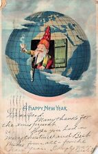Globe Elf Smoking Pipe Auxiliary Markings Postage Due 1c Stamp 1907 Postcard Y2 picture