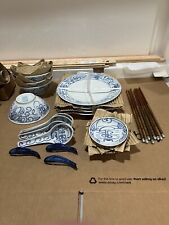 VTG Boston Warehouse CANTON EXPRESS PORCELAIN DOUBLE HAPPINESS CHINESE TABLEWARE picture