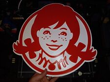 Wendy's Logo Store 3D Sign, 12 Inches Wide, 3D Printed Reproduction Logo picture