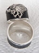  US NAVY SEABEES    925 SILVER RING   picture