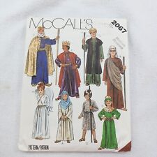 Vintage 80s McCall's 2067 MED Children Halloween Costumes Medieval Shepard Angel picture