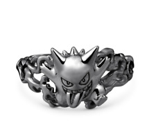 U-TREASURE x Pokemon Collaboration Gengar Ring Silver 925 black coating JP11 US6 picture