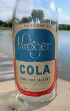 RARE ORIGINAL KROGER COLA SODA BEVERAGE BOTTLE 