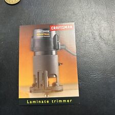 Jb98a Craftsman Card Sears Roebuck 1997/98 #13 Laminate Trimmer picture