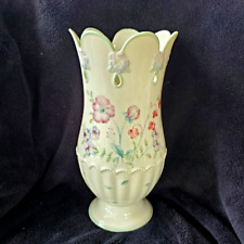 Lenox Spring Bouquet Vase Scalloped Rim 9.5