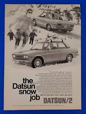 1970 DATSUN/2 - ORIGINAL CLASSIC PRINT AD 