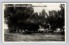 Ogallala NE-Nebraska, Camp Grounds, Antique, Vintage c1928 Souvenir Postcard picture