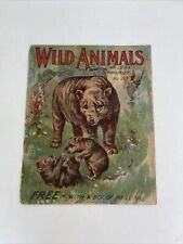 Wild Animals Ma-Le-Na Stomach Liver Pills Booklet No. 113 - Vintage Advertising picture