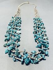 OUTSTANDING VINTAGE SANTO DOMINGO TURQUOISE NECKLACE picture
