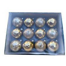 Martha Stewart Christmas Collection 2007 Gold Ornaments Bulbs picture