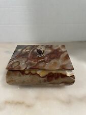 Vintage Onyx Box with Lid- 6 Inches picture