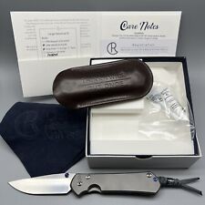 Chris Reeve Knives CRK Large Sebenza 31 Polished Blade Glass Blasted Double Stud picture