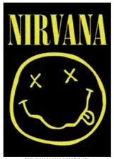 Nirvana Smiley / Kurt Cobain Posters Flag Material - Wall Art Brand New picture