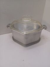 Vintage Guardian Service Cookware Heart Triangle Casserole Pot Glass Lid New picture