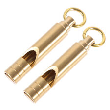 2PCS Brass Whistle Survival Whistle Lifeguard Whistle Safety Whistle for Kids picture