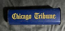 Vintage Chicago Tribune Home Delivery Metal Box picture