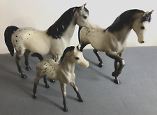 Vintage Breyer Appaloosa Horse Family Set of 3 picture