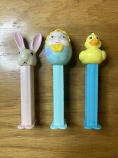 EASTER Pez Lot of 3: Rubber Duck 🐇 White Bunny 🥚 Baby Egg picture