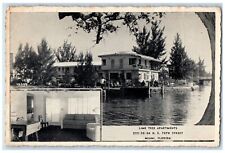 c1940 Lime Tree Apartments Multi-View Miami Florida FL Antique Vintage Postcard picture
