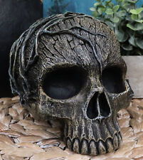 Ebros Tree Spirit Dryad Skull Collectible Figurine Desktop Home Decor 4.5H picture