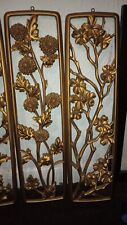 Mcm Four Seasons Gold Wall Art Vintage 4 Piece  picture
