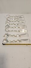 8 pc  Chandelier 5 cut crystal strand chandelier lamp Light repalcements  picture