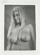 Gorgeous Uschi Diggard 1970 Blonde Wig Big Boobs 5x7 Vintage Nude Photo J10325 picture