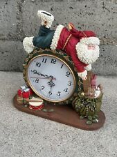 Artisan Flair Chelsea Fair Santa Claus Clock Good things Come in Small Packages picture