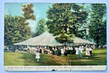 Richmond Chautauqua Grounds. Glen Miller Park. Indiana. Vintage Postcard picture