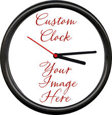 Personalized Custom Made For You Your Photo Or Logo Any Image Sign Wall Clock  picture