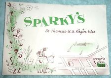 EPHEMERA SPARKY'S GIFT SHOP PRICES ST. THOMAS VIRGIN ISLES c.1960 picture