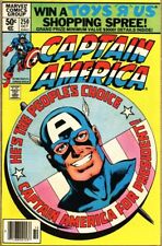 Captain America #250-1980 fn+ 6.5 Captain America for President Newsstand picture
